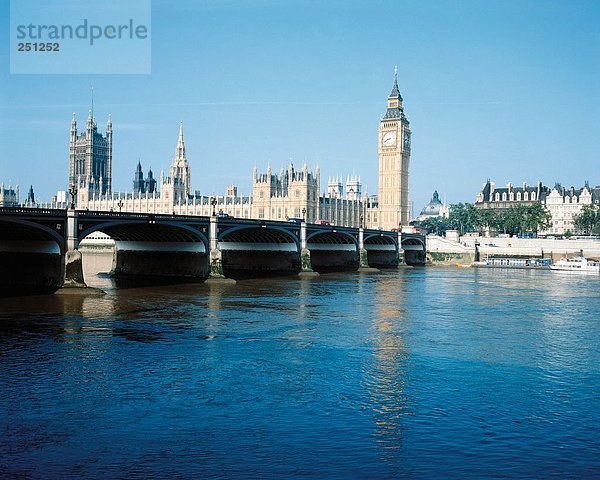 Europa, Großbritannien, London, Hauptstadt, Themse, Parlamentsgebäude, Big Ben, England
