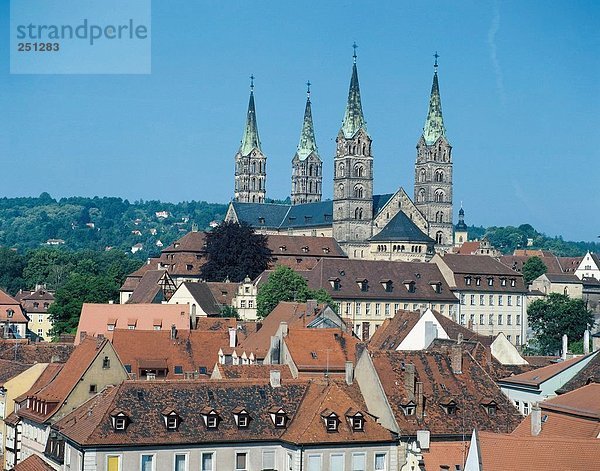 10125820,  Old Town,  Bamberg,  Dächer,  Deutschland,  Europa,  Bayern,  Kaiser 's Kathedrale,  UNESCO,  kulturelle Erbe von Welt
