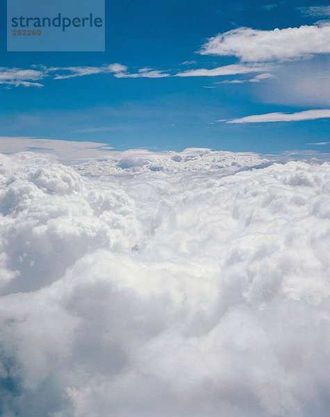 10126661,  Luftaufnahme,  Heap-Wolke,  Wolken,  Wetter,  Luftaufnahme,  Überblick,  weiß,  blau