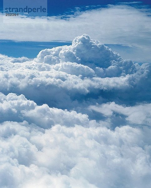 10126664,  Luftaufnahme,  Heap-Wolke,  Wolken,  Wetter,  Luftaufnahme,  Überblick,  weiß,  blau