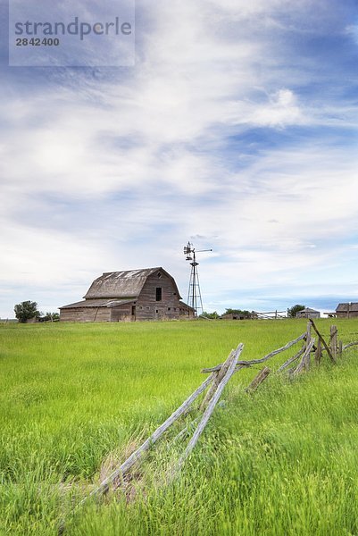 Verlassene Scheune,  in der Nähe von Leader,  Saskatchewan,  Kanada