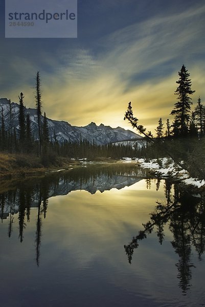 Unbenannte heißer Frühling,  Jasper-Nationalpark in Alberta,  Kanada