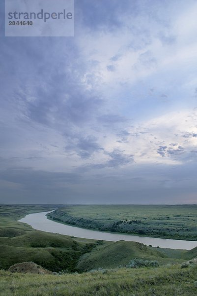 South Saskatchewan River in der Big-Bend,  Saskatchewan,  Kanada