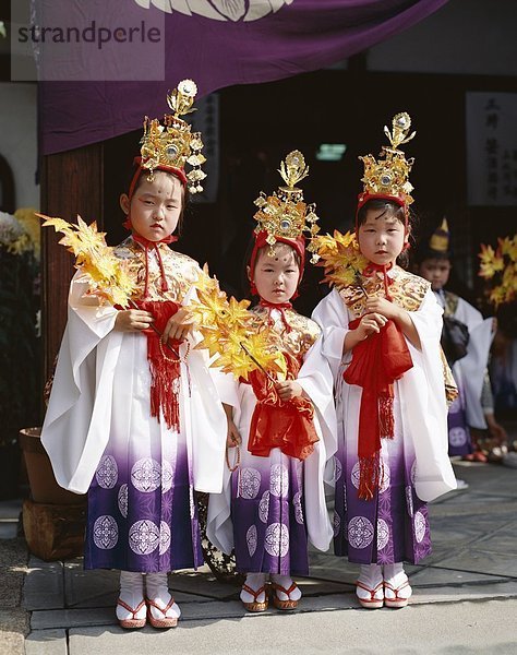 Alter,  Asien,  Kinder,  Festival,  Mädchen,  Holiday,  Honshu,  Japan,  Jidai Matsuri,  Kyoto,  Landmark,  der,  Tourismus,  Tracht