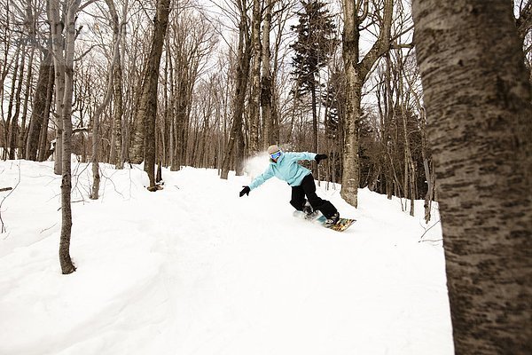 Snowboardfahrer , ankommen , Experiment , Vermont