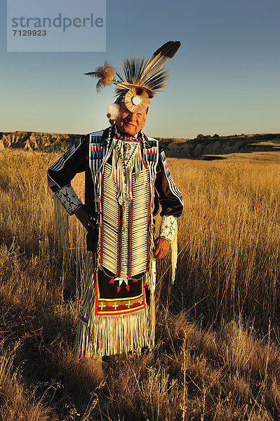 Vereinigte Staaten von Amerika,  USA , Amerika , Indianer , Nordamerika , Kostüm - Faschingskostüm , Sioux , South Dakota