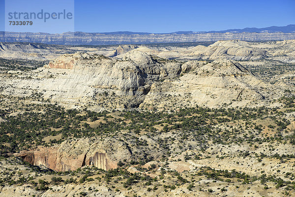 Blick auf Devil's Backbone,  Grand Staircase-Escalante National Monument,  GSENM,  Utah,  Südwesten,  Vereinigte Staaten von Amerika,  USA