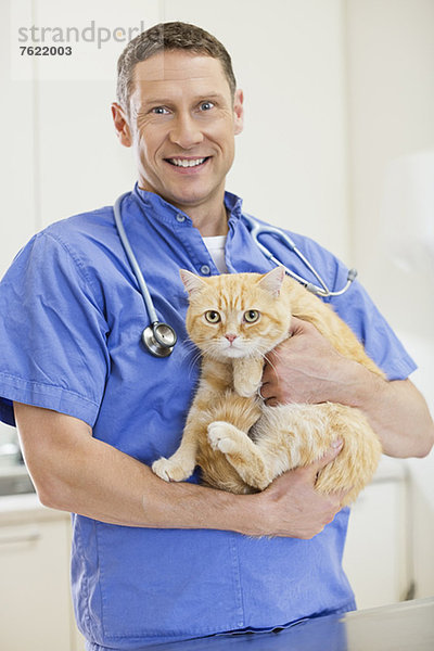 Tierarzt in der Tierarztpraxis
