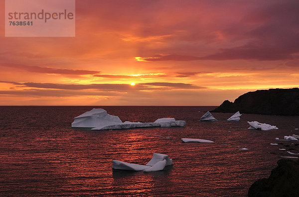 Eisberg , Abend , Eis , Natur , Neufundland , Twillingate , Kanada