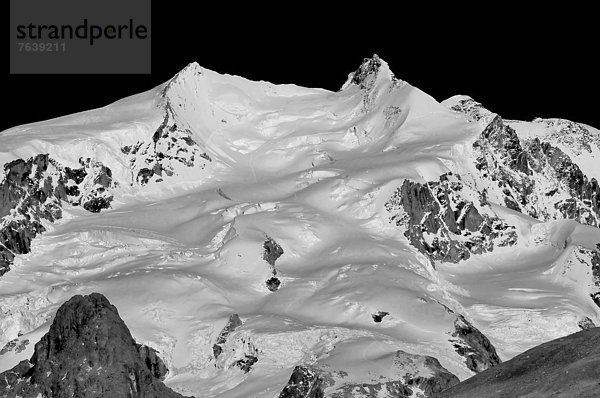 Bergsteiger, durchsichtig, transparent, transparente, transparentes, Berg, Westeuropa, Berggipfel, Gipfel, Spitze, Spitzen, über, Richtung, Monte Rosa, Sekunde, Zermatt, Südschweiz