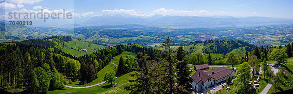 Panorama, Europa, Hügel, See, Schweiz, Zürich