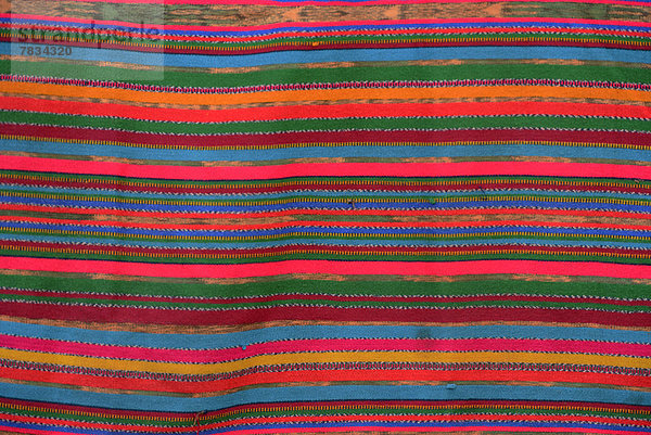 Farbaufnahme,  Farbe , Decke , Indianer , Mittelamerika , Guatemala , Maya , Solola