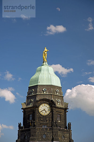 Panorama, überqueren, Europa, Kreuz, Dresden, Deutschland, Sachsen
