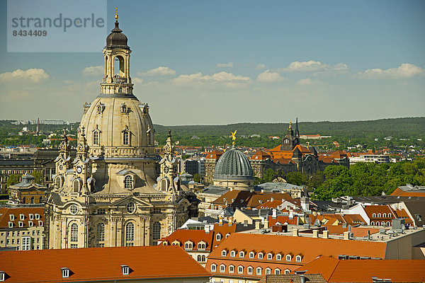 Panorama , Europa , Kirche , Dresden , Deutschland , Sachsen