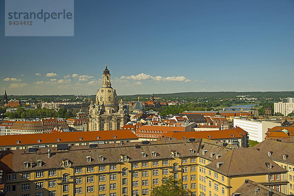 Panorama , Europa , Kirche , Dresden , Deutschland , Sachsen