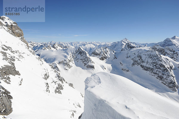Panorama , Europa , Berg , Winter , Alpen , Schnee , Schweiz