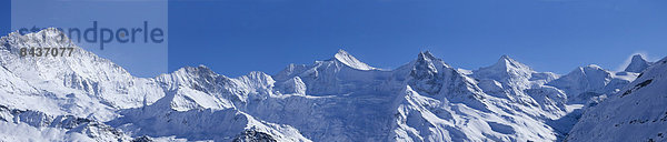 Panorama, Europa, Berg, Winter, Alpen, Schweiz
