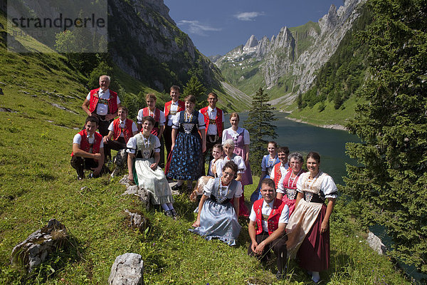 Europa, Berg, Tradition, Party, See, Alpen, Folklore, Bergsee, Schweiz
