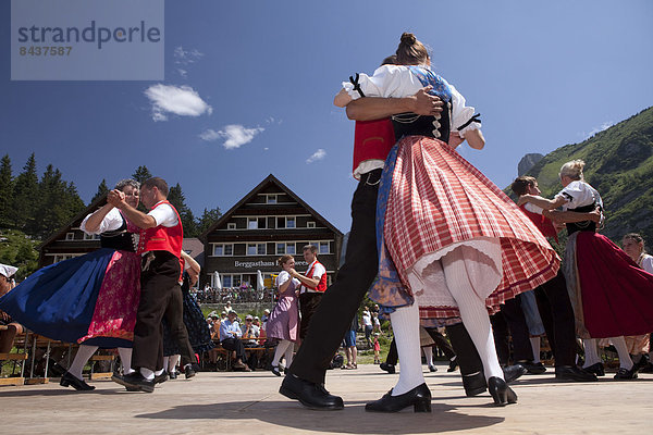 Europa, Berg, Tradition, Party, tanzen, See, Alpen, Folklore, Bergsee, Schweiz