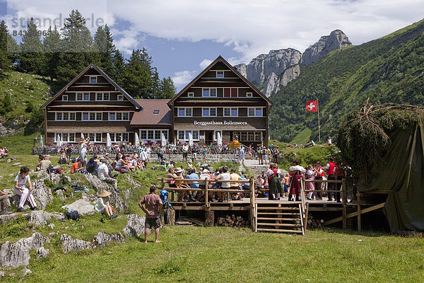 Europa, Berg, Tradition, Party, tanzen, See, Restaurant, Alpen, Folklore, Bergsee, Schweiz