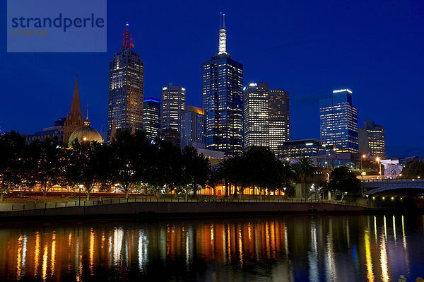 Skyline,  Skylines , Wasser , Victoria , Australien , Melbourne , Stimmung