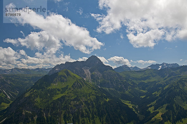 Panorama , Europa , Alpen , Österreich , Kleinwalsertal , Vorarlberg