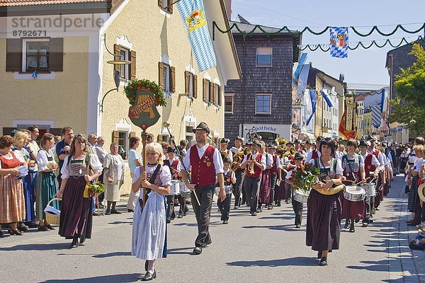 Europa , Tradition , Musik , Kostüm - Faschingskostüm , Bayern , Deutschland , Oberbayern