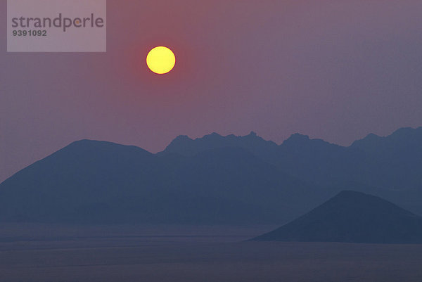 Berg, Sonnenuntergang, Namibia, Afrika, Blaue Stunde