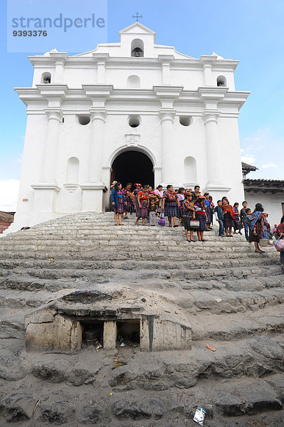 Kirche, Indianer, Mittelamerika, Guatemala, Maya, Prozession