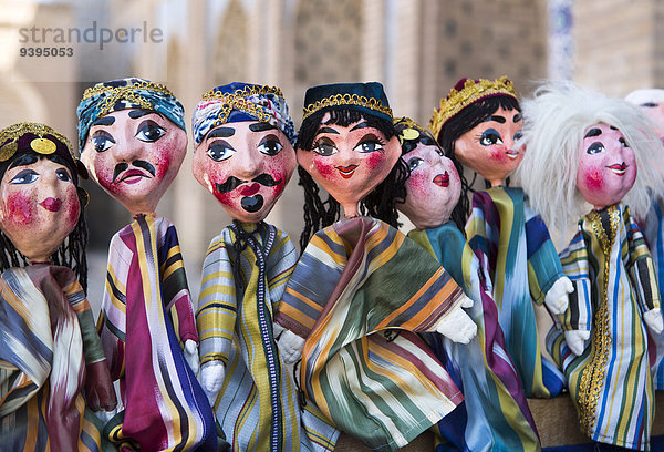 Tradition, bunt, Handwerk, Puppe, Geographie, Asien, Zentralasien, Usbekistan
