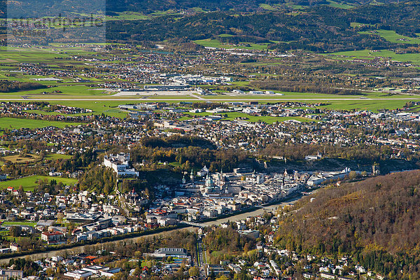 Panorama, Stadt, Großstadt, Herbst, Österreich, Salzburg