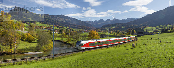 Panorama, weinen, Europa, Berg, Zug, Herbst, Schweiz