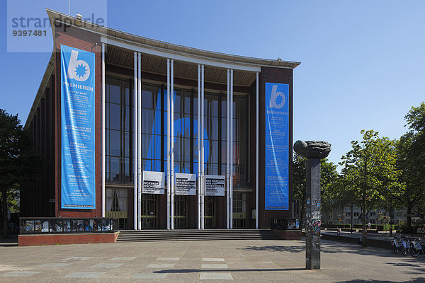 Europa, Theatergebäude, Theater, Bochum, Deutschland, Nordrhein-Westfalen, Ruhrgebiet, Westfalen