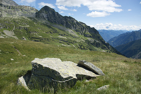 Felsbrocken, Panorama, Europa, Berg, Sommer, Steilküste, Wiese, Schweiz