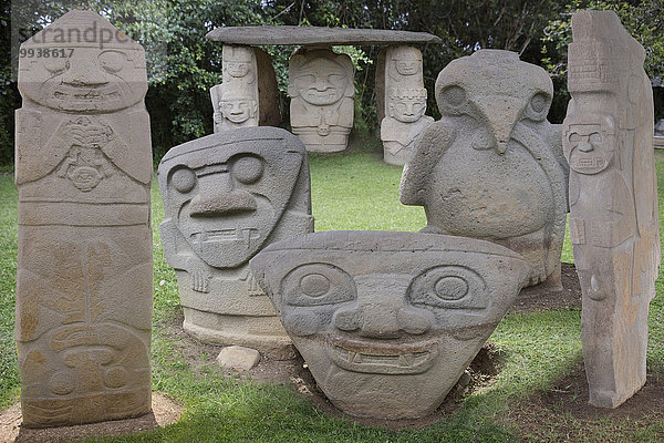 Archäologie, Statue, Indianer, lateinamerikanisch, Kolumbien, Südamerika