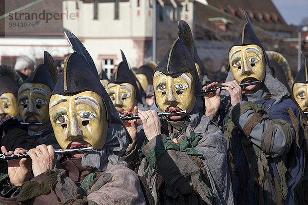 Tradition, Kultur, Figur, Karneval, Kostüm - Faschingskostüm, Maske, Basel, Prozession, Schweiz