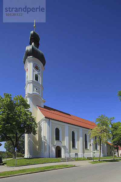 Mühlfeldkirche,  Wallfahrtskirche Mariahilf,  Bad Tölz,  Oberbayern,  Bayern,  Deutschland,  Europa