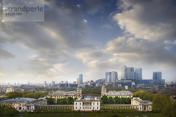 Wolken über Greenwich Park,  London,  Vereinigtes Königreich