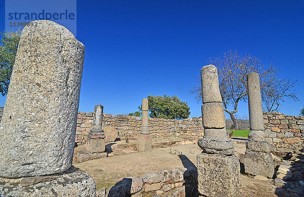 Römische Ruinen in Prazo,  Nordportugal,  in der Nähe des Flusses Duro