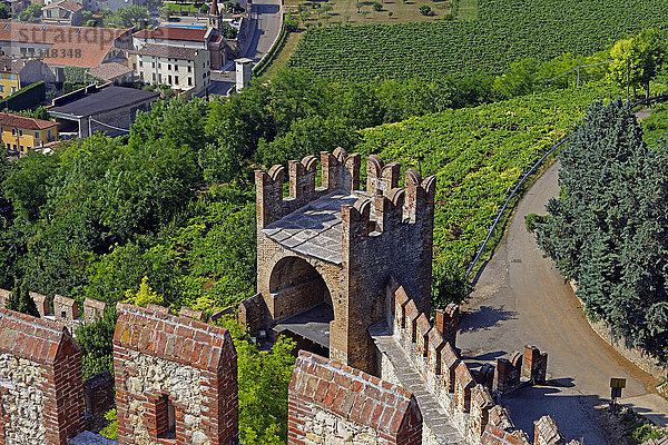 Scalierburg,  Castello Medievale,  Stadt,  Soave