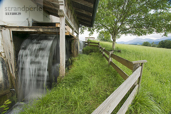 Wasserrad der Maiermühle in Teisendorf