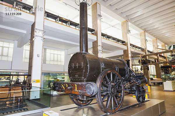 England,  London,  Kensington,  Wissenschaftsmuseum,  Stephensons Raketenlokomotive von 1829