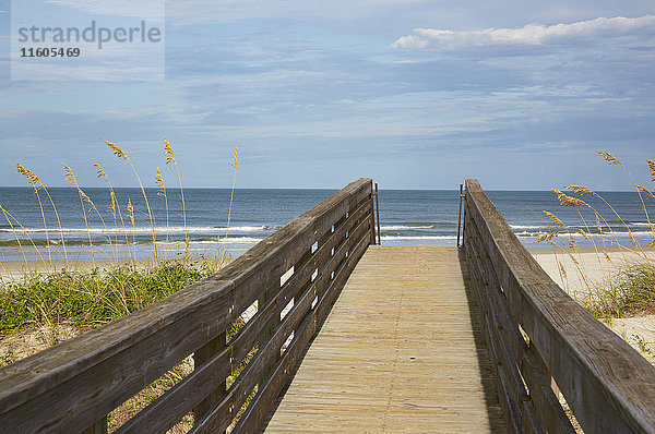 Fußweg zum Strand,  Ponce Inlet,  Florida,  Vereinigte Staaten