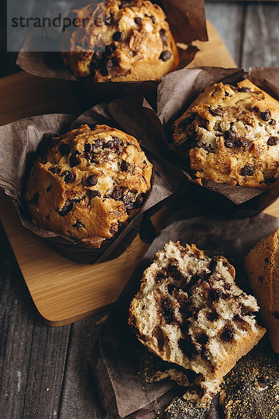 Muffins mit Schokoladenstückchen