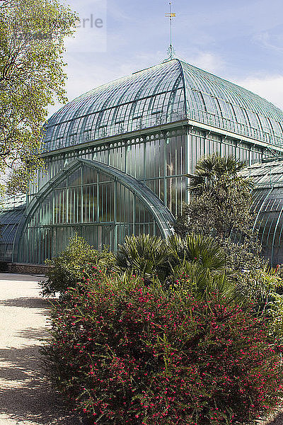 Frankreich,  Paris,  Jardin des Serres d'Auteuil,  Orangeriegewächshaus und Palmarium
