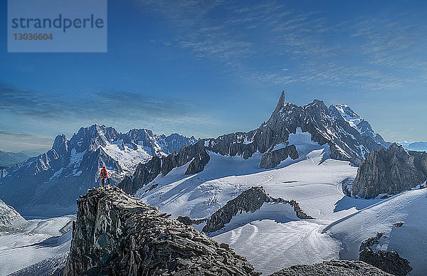 Landschaftsgenuss für Wanderer,  Chamonix-Mont-Blanc,  Rhône-Alpes,  Frankreich