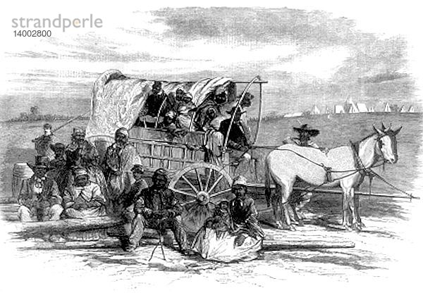 American Civil War,  Contrabands,  1863