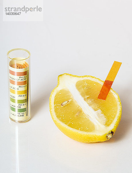Litmus Test for Lemon Acidity