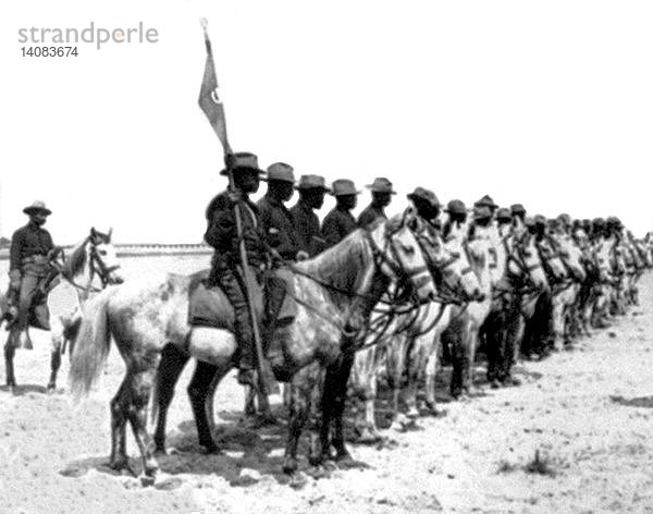Spanish-American War,  Buffalo Soldiers,  9th Cavalry,  1898