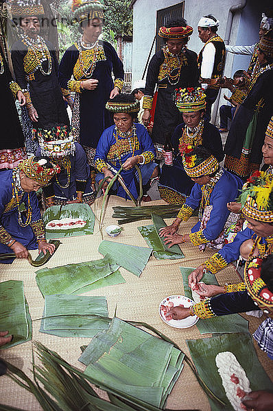 Aborigine Wedding Preparations,  Taiwan
